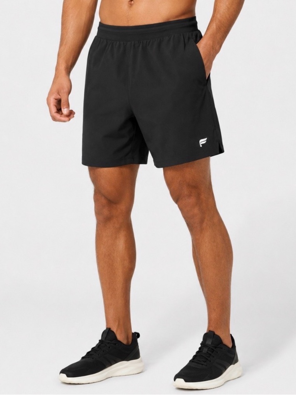 NWT Fabletics The 7" Fundamental Short II Lined Black Men’s 3X